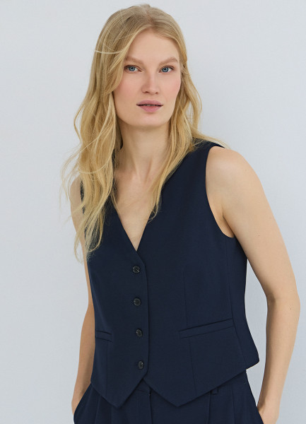 

Классический жилет, Синий