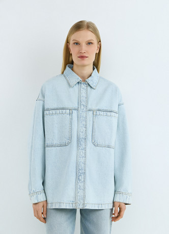Куртка-рубашка из денима