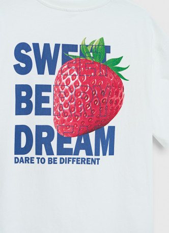 Футболка с принтом для девочек