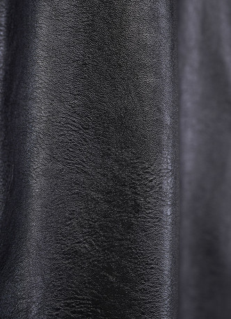 Юбка из экокожи А-силуэта с кнопками