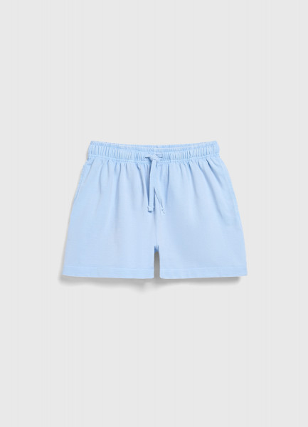 Трикотажные шорты для девочек, Голубой