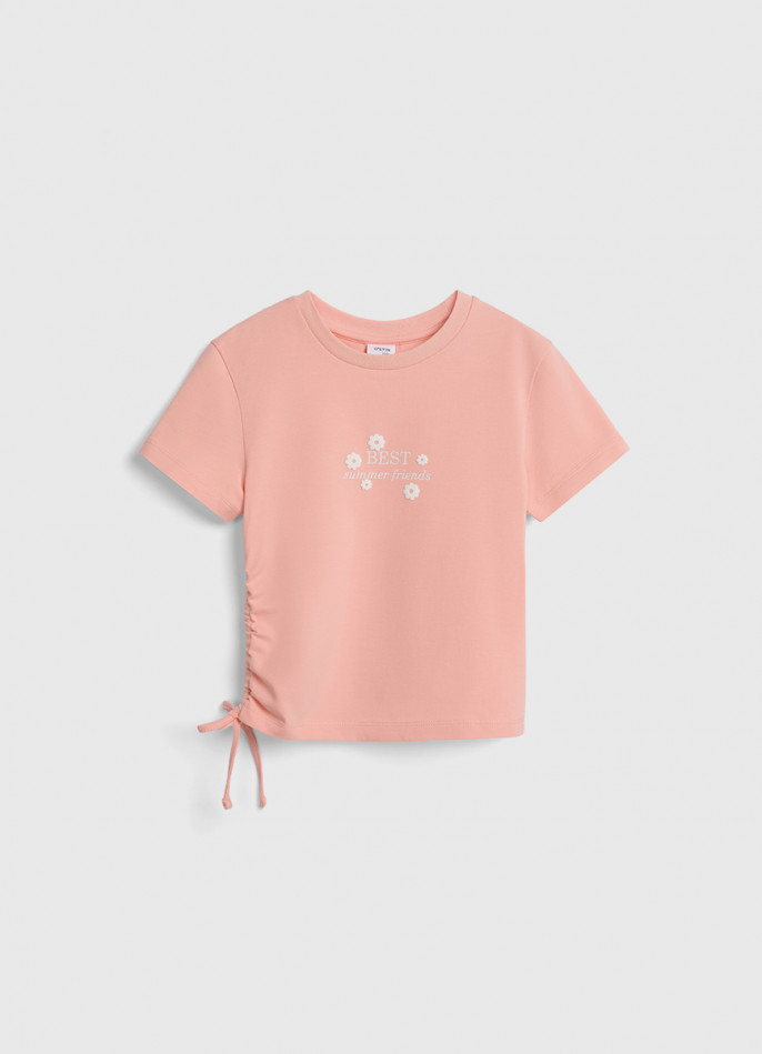 Футболка с кулиской для девочек