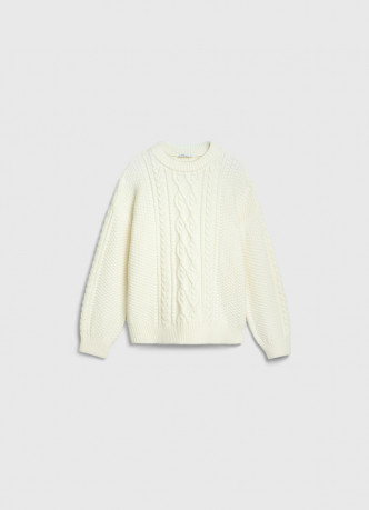 Джемпер с косами