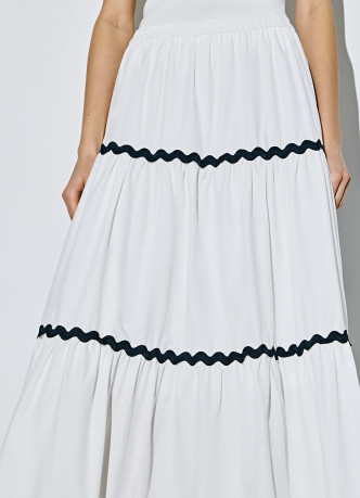 Юбка с ярусами