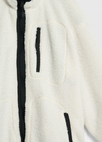 Двусторонняя куртка с искусственным мехом