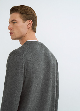 Джемпер с имитацией футболки