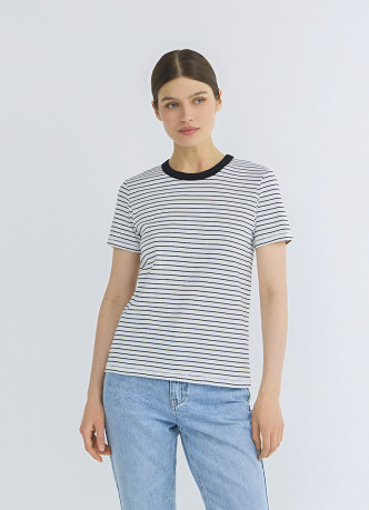 Базовая футболка из плотного хлопка