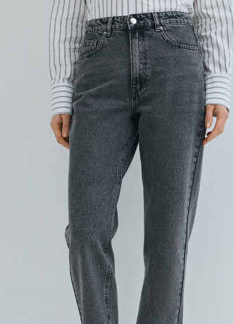 Джинсы Mom с высокой посадкой