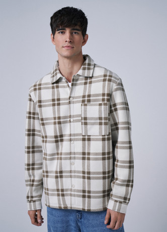 Утеплённая флисовая куртка-рубашка