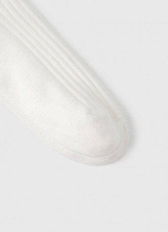 Носки в рубчик с люрексом