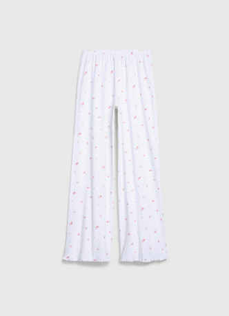 Брюки пижамные из трикотажа пуантель