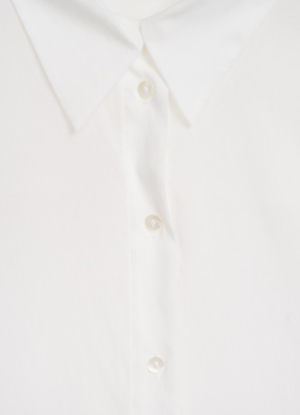 Полупрозрачная блузка с длинным рукавом