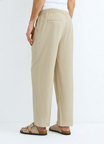 Брюки из вискозы с эластичным поясом
