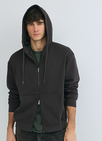 Толстовка на молнии с капюшоном