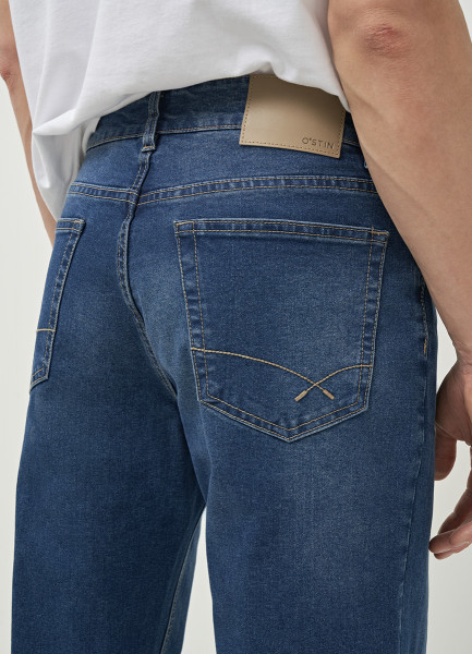 Прямые джинсы, Синий O`Stin MPA10GO02-D2 - фото 5