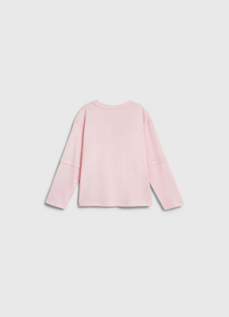 Лонгслив с вышивкой для девочек