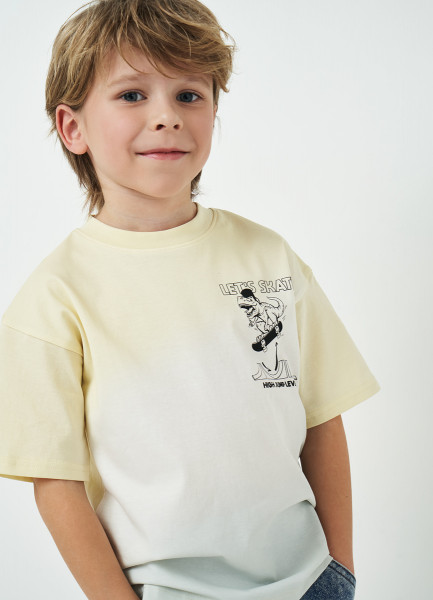 

Футболка свободная для мальчиков, Белый