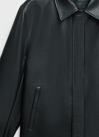 Куртка из искусственной кожи