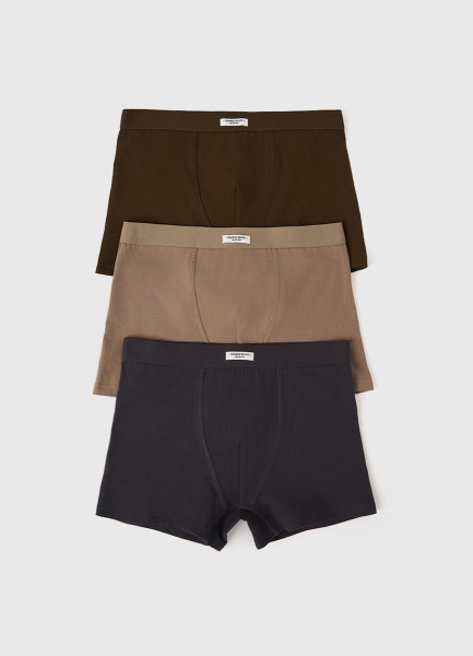 Трусы-боксеры для мальчиков 3 шт Бежевый 1199₽