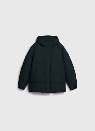 Утеплённая куртка с капюшоном