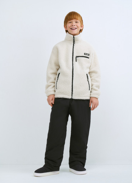 

Утеплённые брюки с поясом для мальчиков, Черный