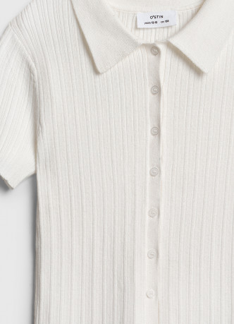 Джемпер с коротким рукавом для девочек