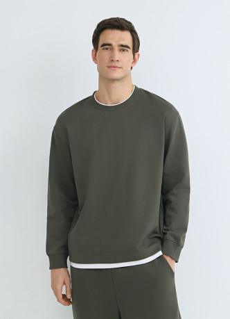 Джемпер с имитацией футболки