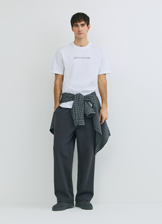 Футболка с текстовым принтом