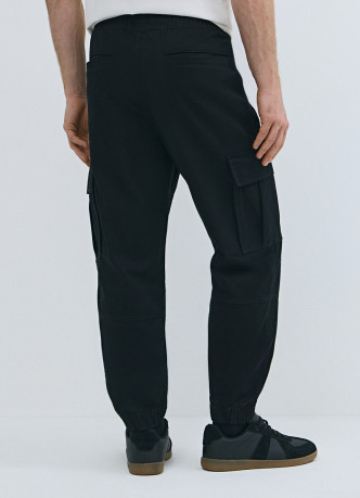 Джоггеры из твила с карго-карманами