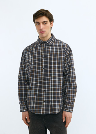 Рубашка из хлопка в клетку