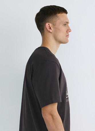 Футболка из хлопка с принтом