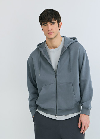 Толстовка на молнии с капюшоном
