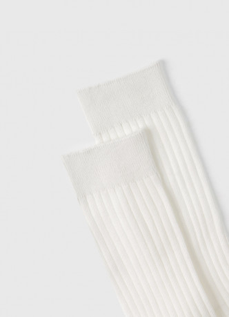 Носки в рубчик с люрексом