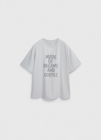 Футболка со стразами