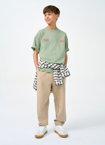 Брюки для мальчиков Бежевый 1799₽