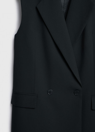 Двубортный жилет