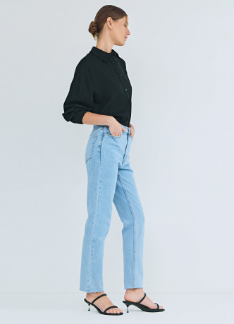 Узкие джинсы Slim с высокой посадкой