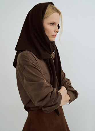 Вязаная косынка