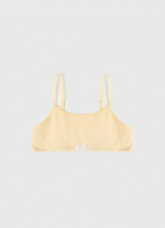 Топ в рубчик с нашивкой для девочек, 2 шт.