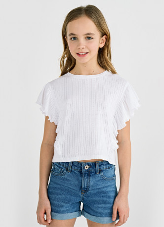 Свободная футболка для девочек