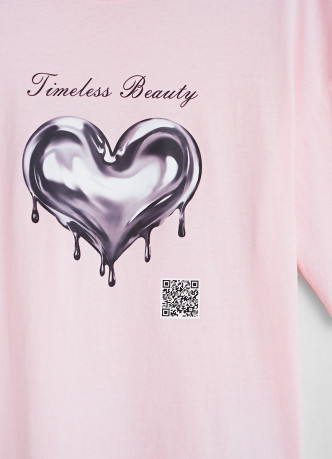 Футболка с AR-принтом для девочек