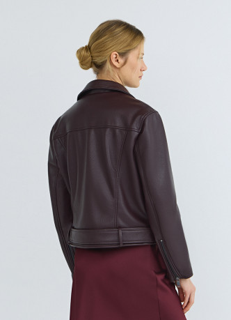 Куртка из искусственной кожи