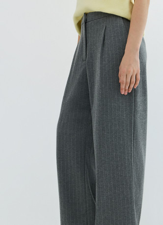 Трикотажные прямые брюки