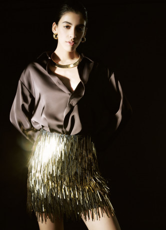 Сатиновая блузка