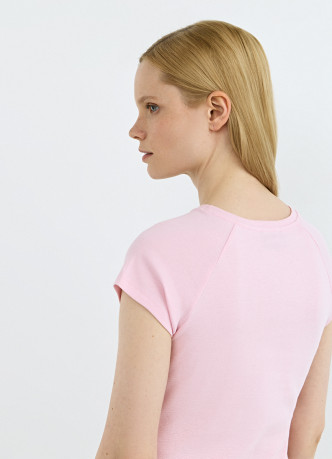 Приталенная футболка из хлопка