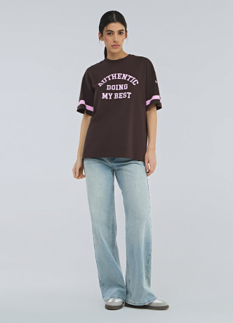 Широкие джинсы с высокой посадкой