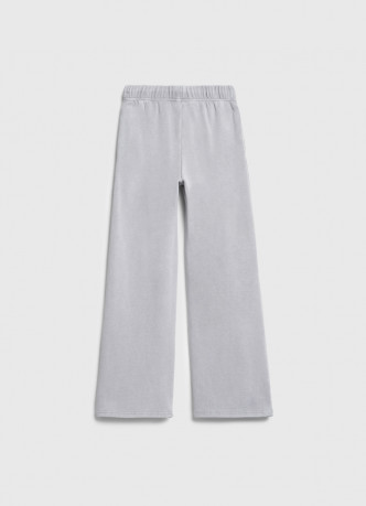 Широкие трикотажные брюки для девочек