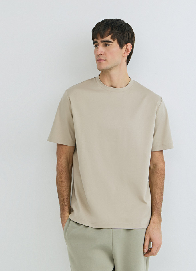 Футболка из мерсеризованного хлопка