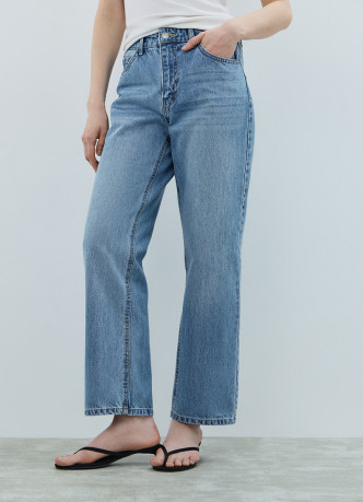 Укороченные прямые джинсы Straight