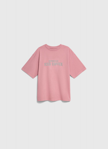 Футболка с принтом для девочек Розовый 1199₽